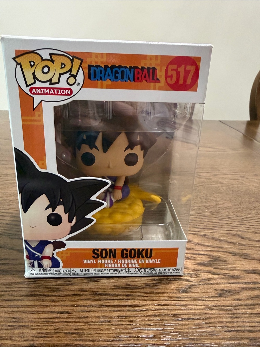 Funko Pop! Animation Son Goku on Yellow Cloud - Dragon Ball #517